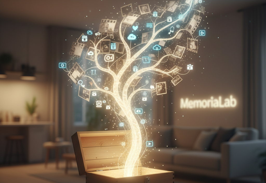 MemoriaLab のコンセプトを象徴する思い出のツリー